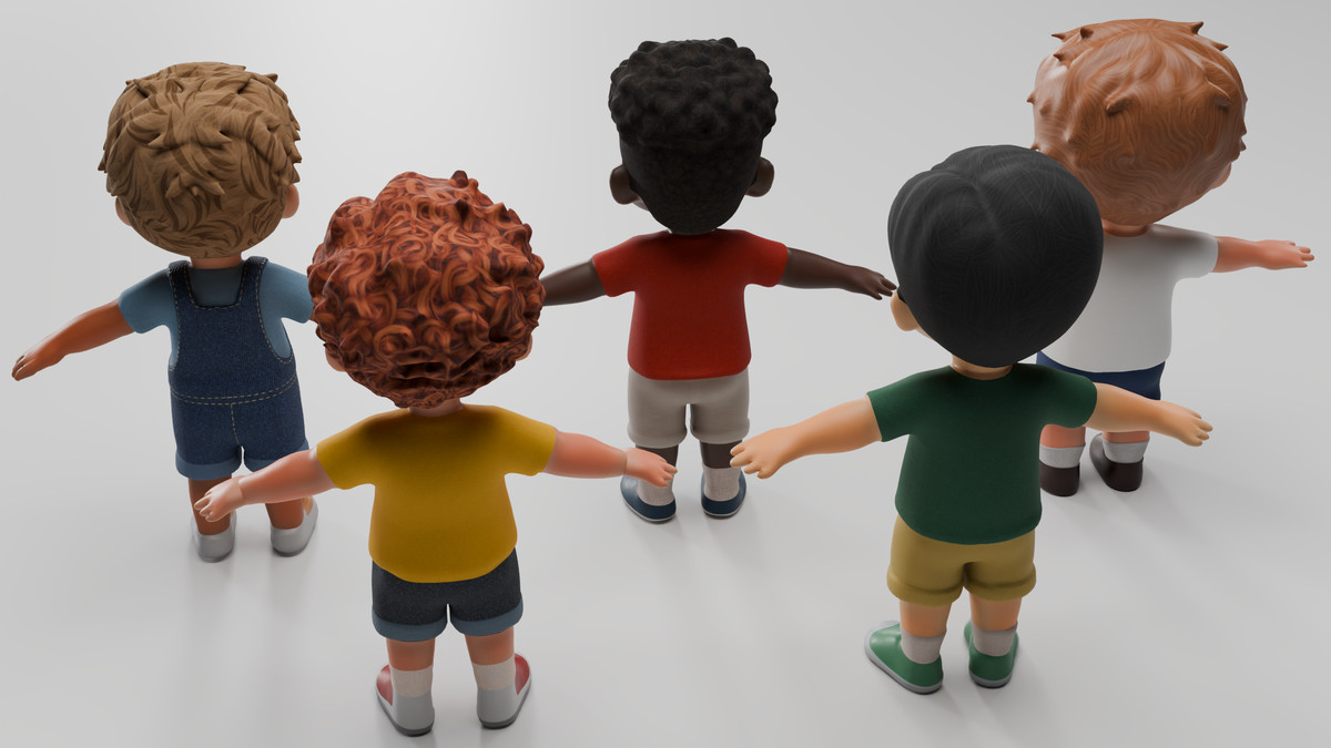 Stylized Chibi Kids Pack - Volume 1