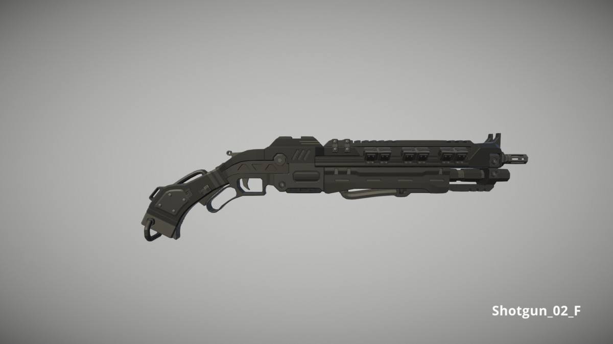 Cyberpunk Armory - Low Poly