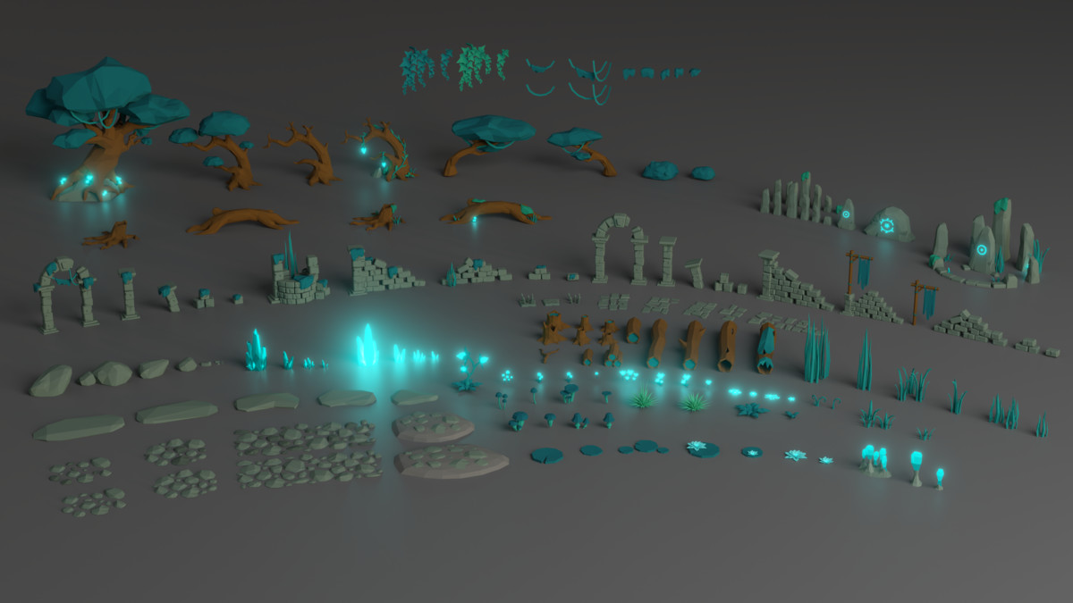 Arcane Grove – Environment Pack by Soldium