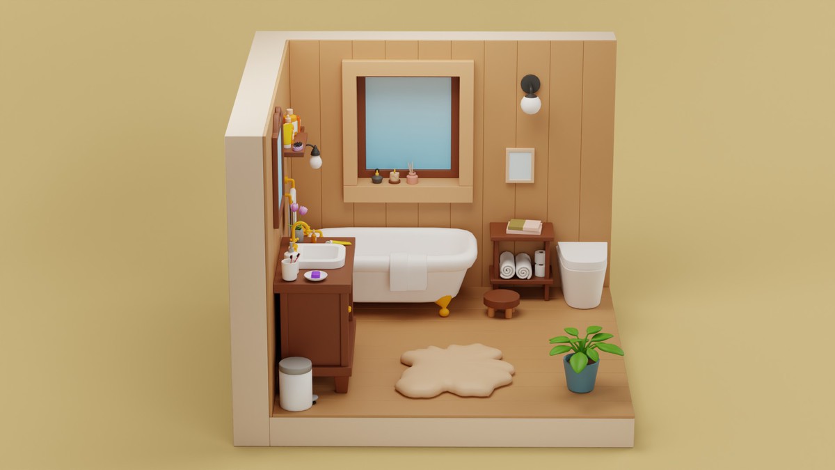 Cozy Room Props Bundle - Interior Props & Modular Parts 2
