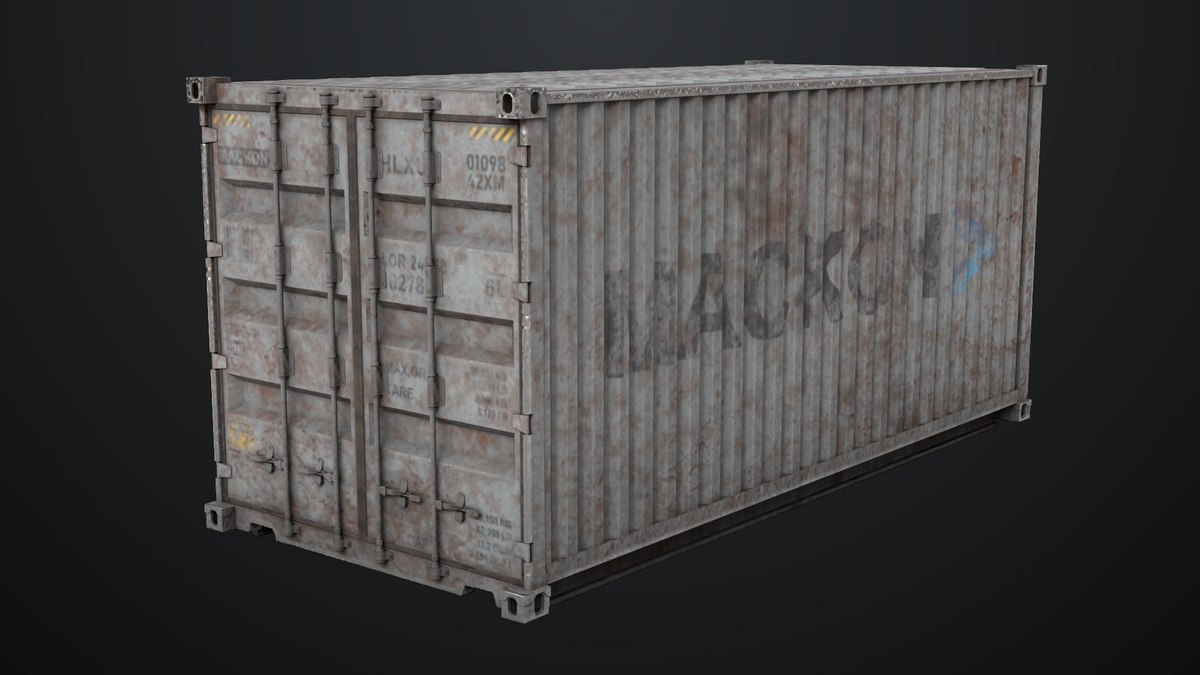 5 Cargo Dusty Container 20ft Single Mat