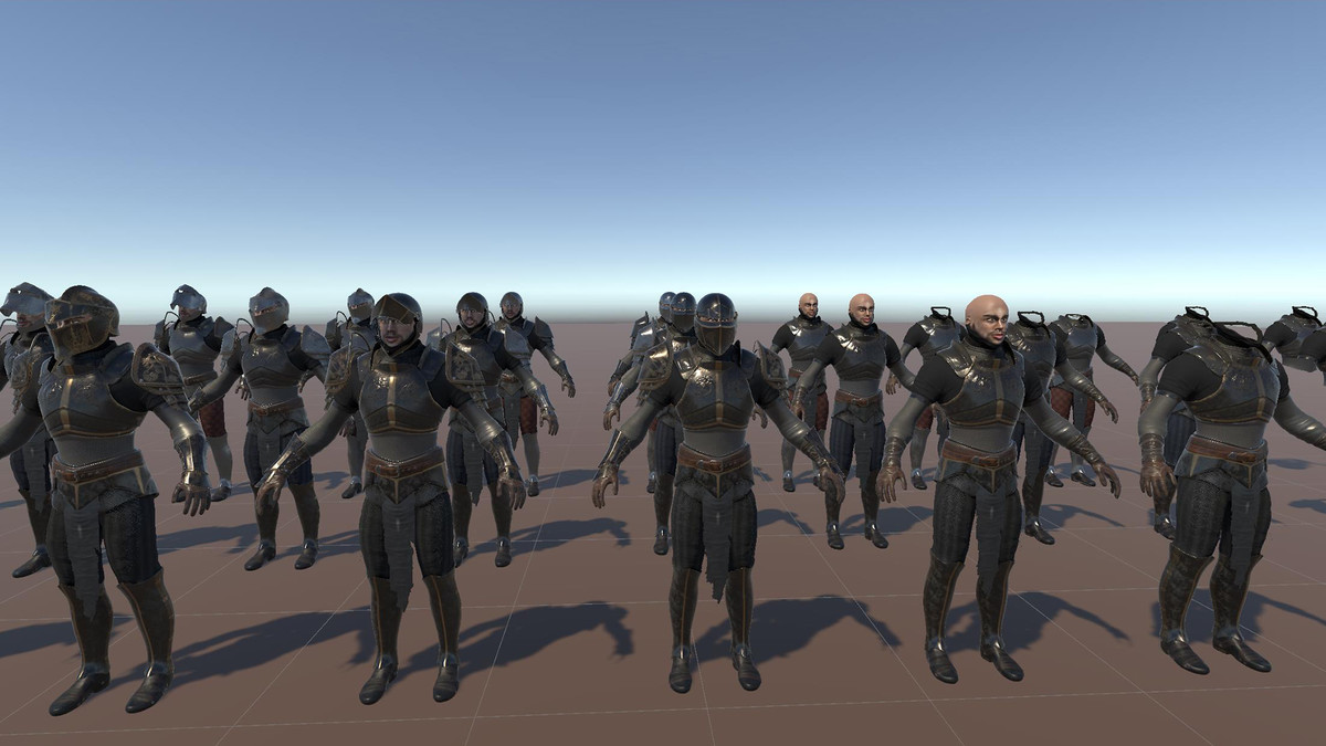 Medium Armored Warrior Knight V1