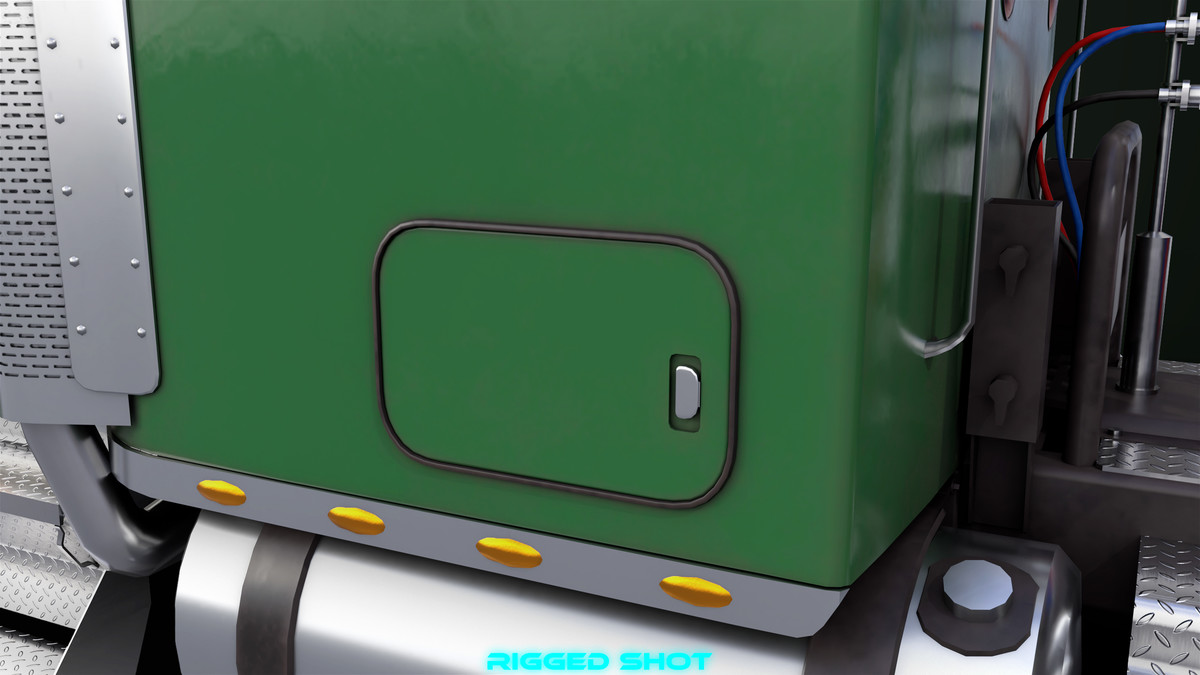 Truck 07 Log Trailer with All Loads Collection