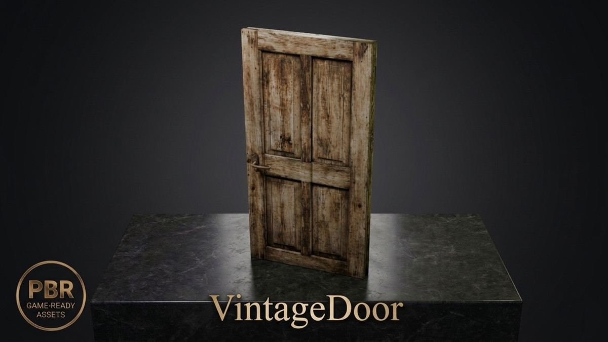 Vintage & Abandoned Environment 12 PBR Assets Bundle