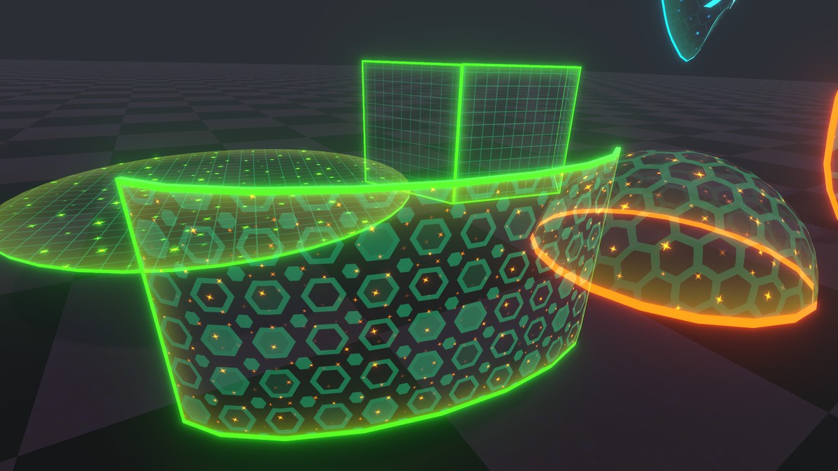 Sci-Fi Defense Shields 3D