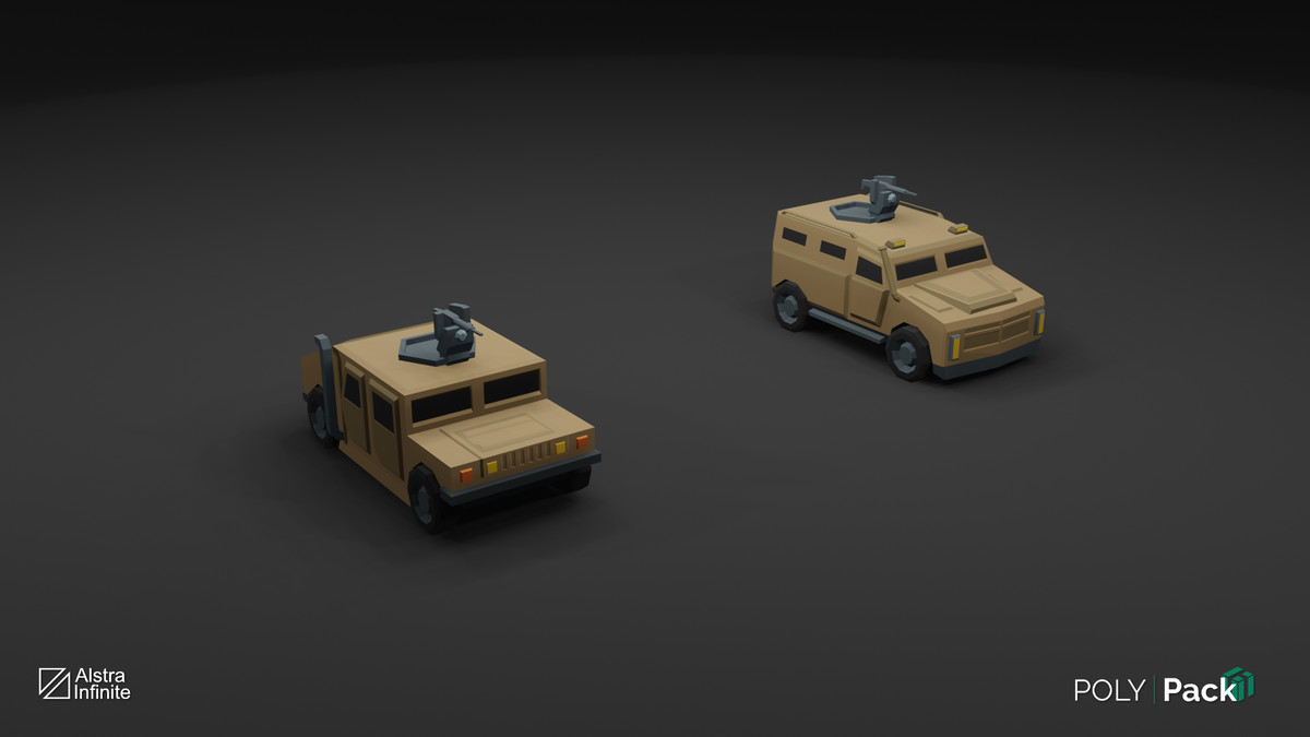 Military Vehicles - PolyPack - Low Poly Assets
