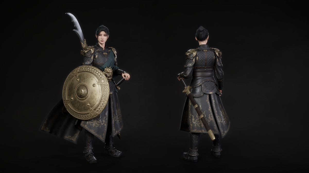 Chinese Warrior. Female Modular Bundle