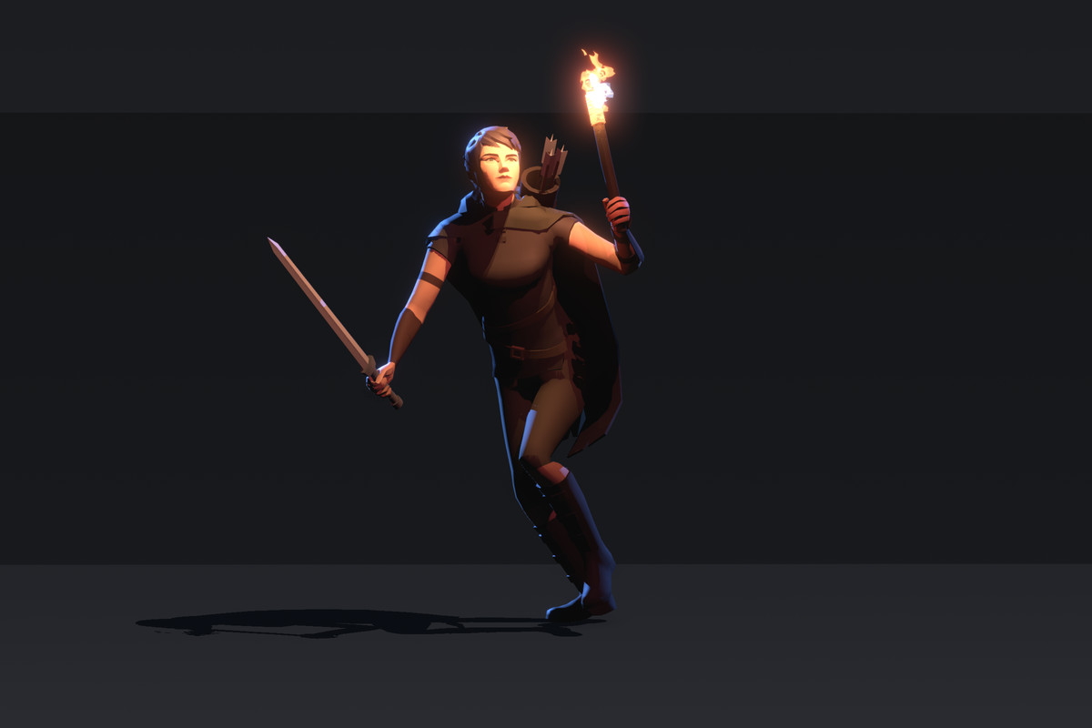 Polyquest Heroes: Warrior I Huntress