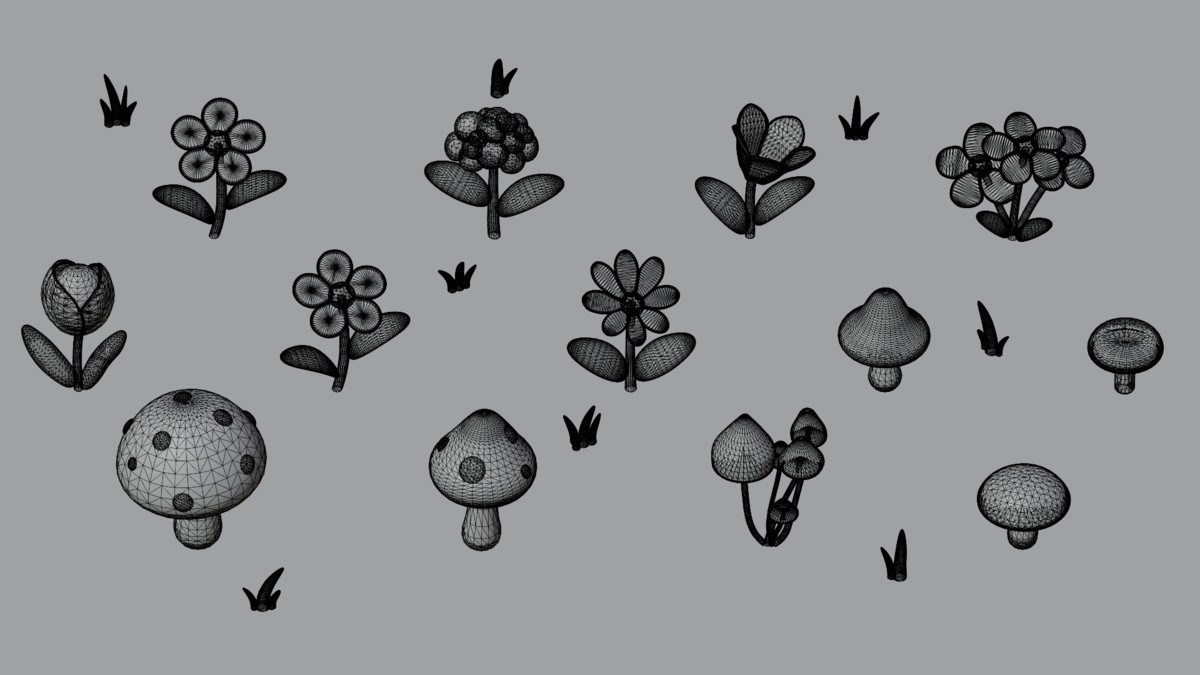 Stylized Cartoon Nature Pack