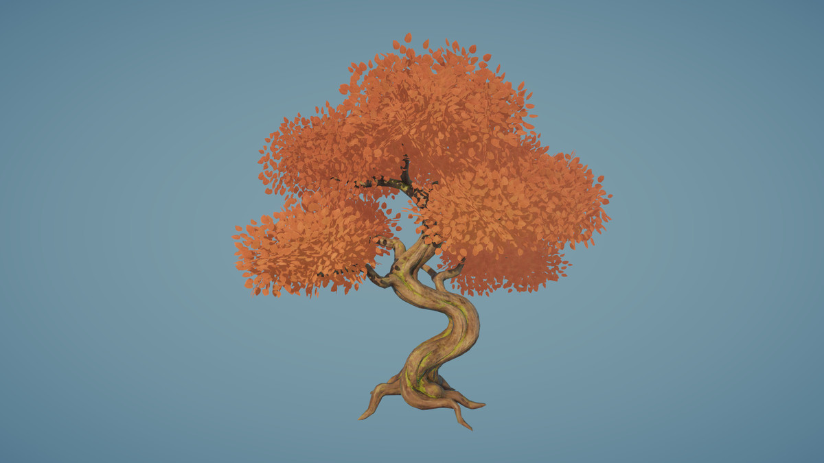 Animated Stylized Trees