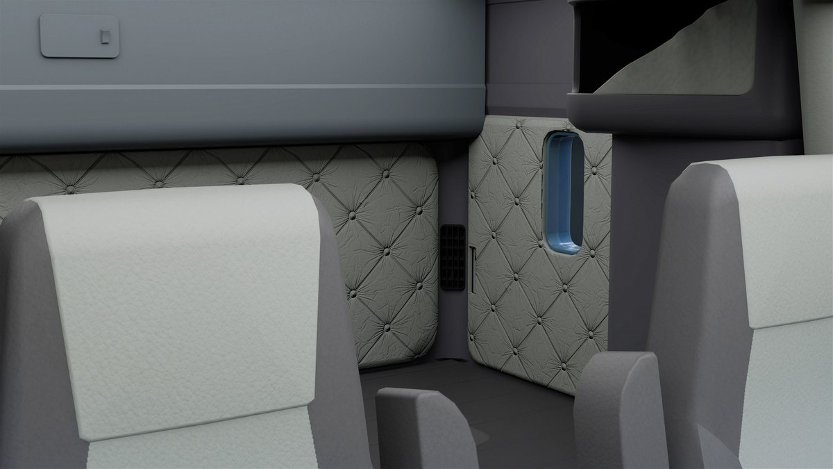 Heavy Truck Chassis 07 Cyan and Grey URP HDRP Textures