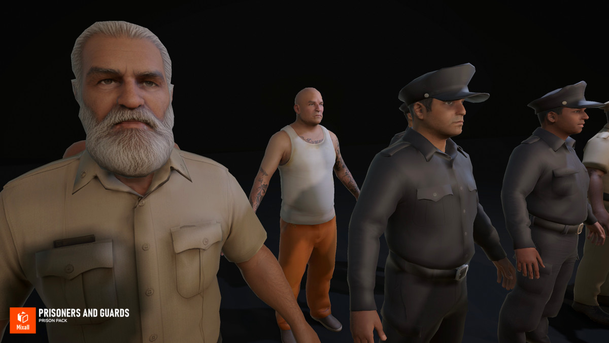 Prisoners and guards - Prison pack