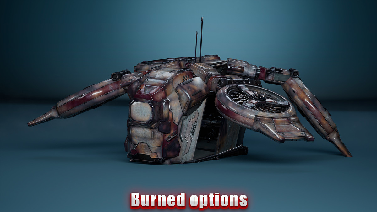 Sci-Fi Medic Helicopter