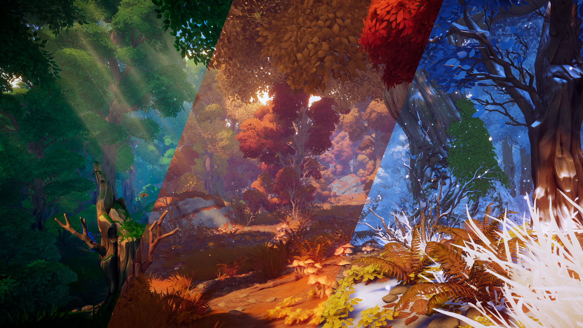 Fantasy Worlds - Forests, Meadows & Dungeons - Stylized 3D Environment