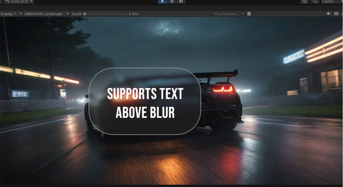 UI Background and 3D Blur - ( URP Supported ) - For Unity 6