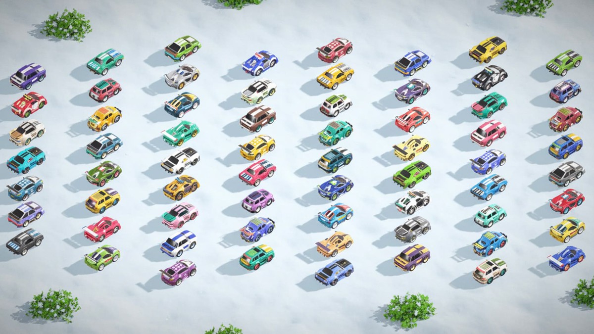 Tiny Sports Car Pack - 66 Low Poly Cute Toon Style Mini Racing Cars Chibi Style