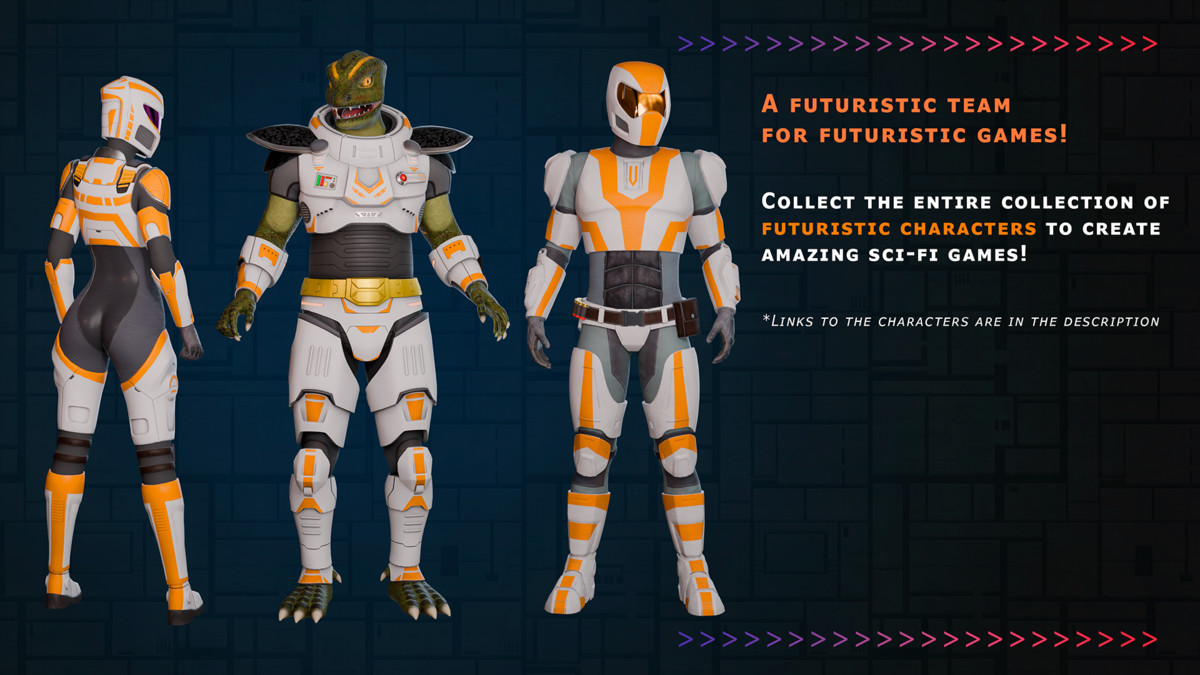 Futuristic trooper | Sci-Fi character