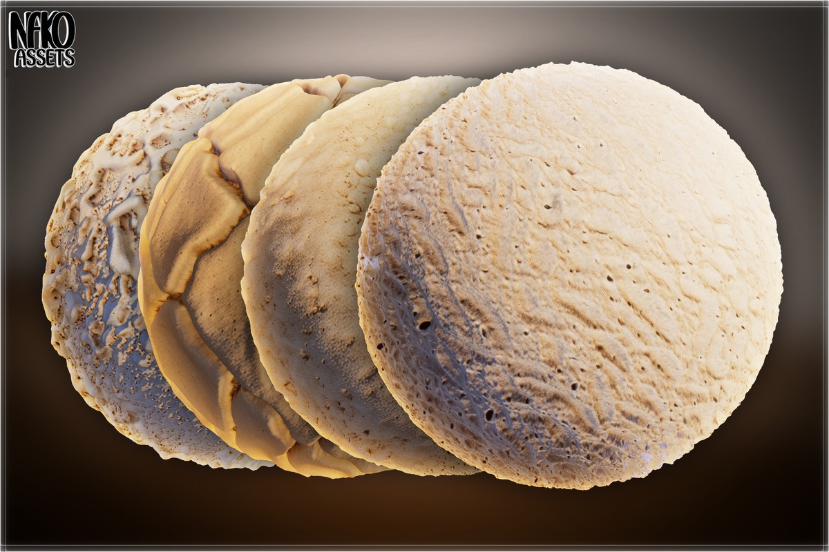 x110 4K Desert Materials PBR Textures for Ground, Sand, Rocks & Terrain