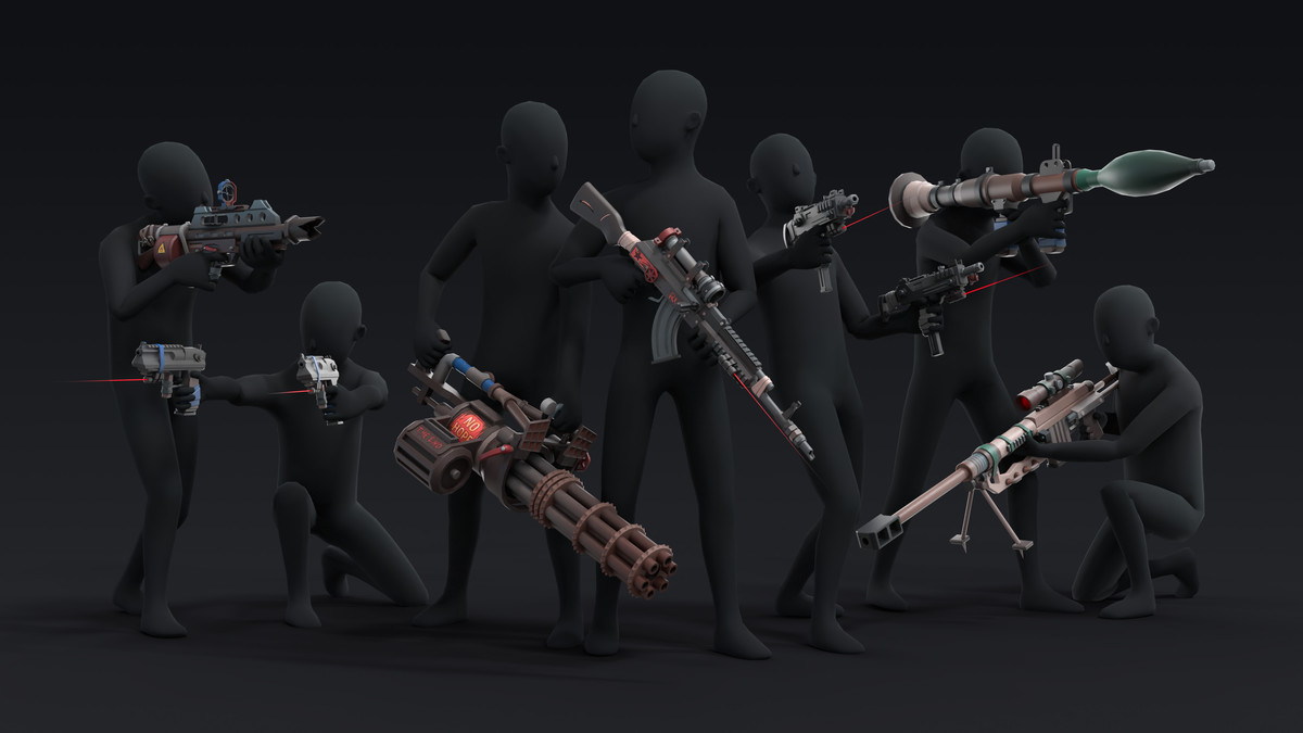 Apocalypse Weapons - Low Poly 3D Models Pack