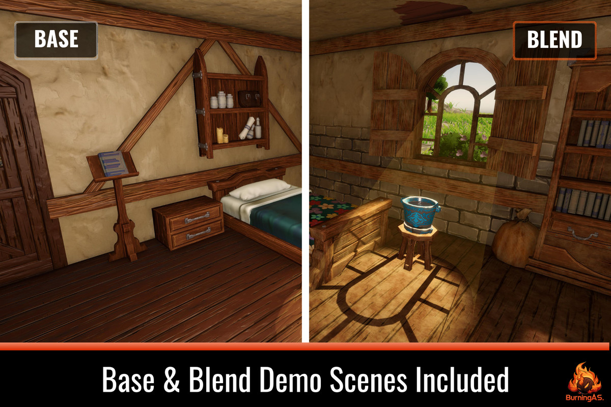 Single Material Texture Blend URP