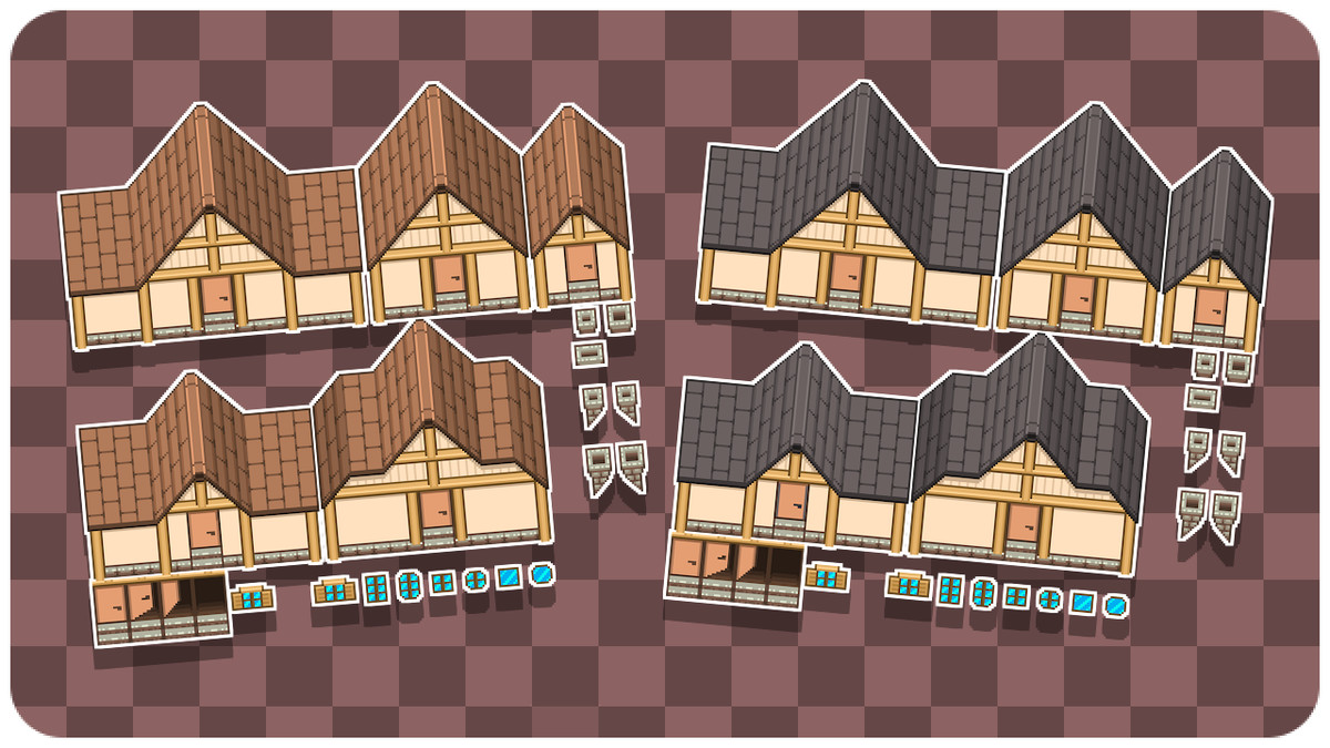 2D 16x16 Tilesets Collection Pack