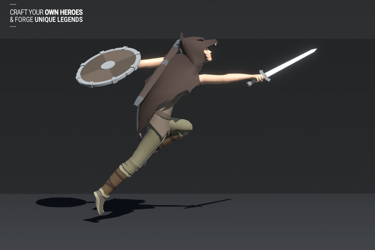 Polyquest Heroes: Warrior I Huntress