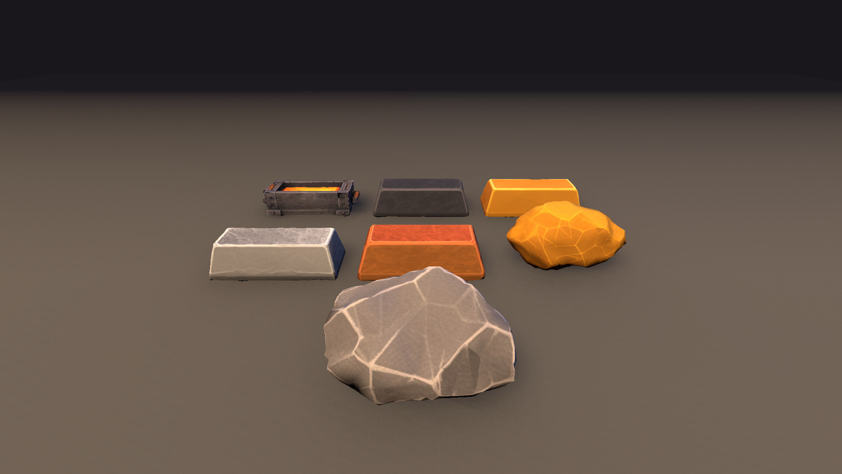 Low Poly Mine Props Pack - 100+ Mining Assets