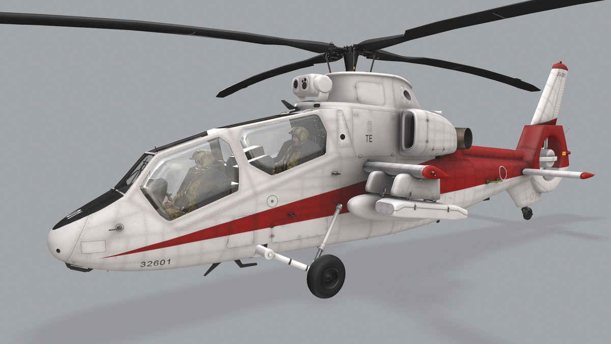 OH-1 Ninja JGSDF White Complex Animation (446)