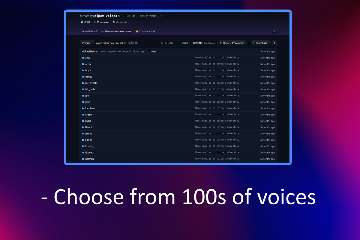 Simple Offline Text-to-Speech