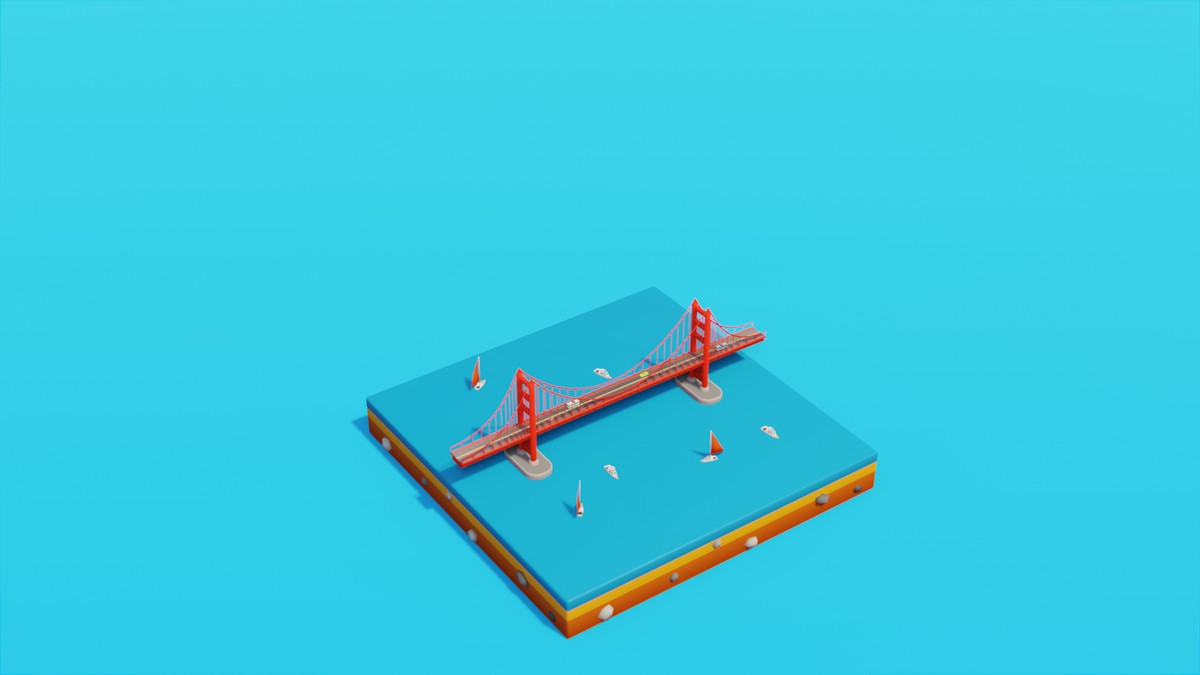 Low Poly LandMarks by IGS