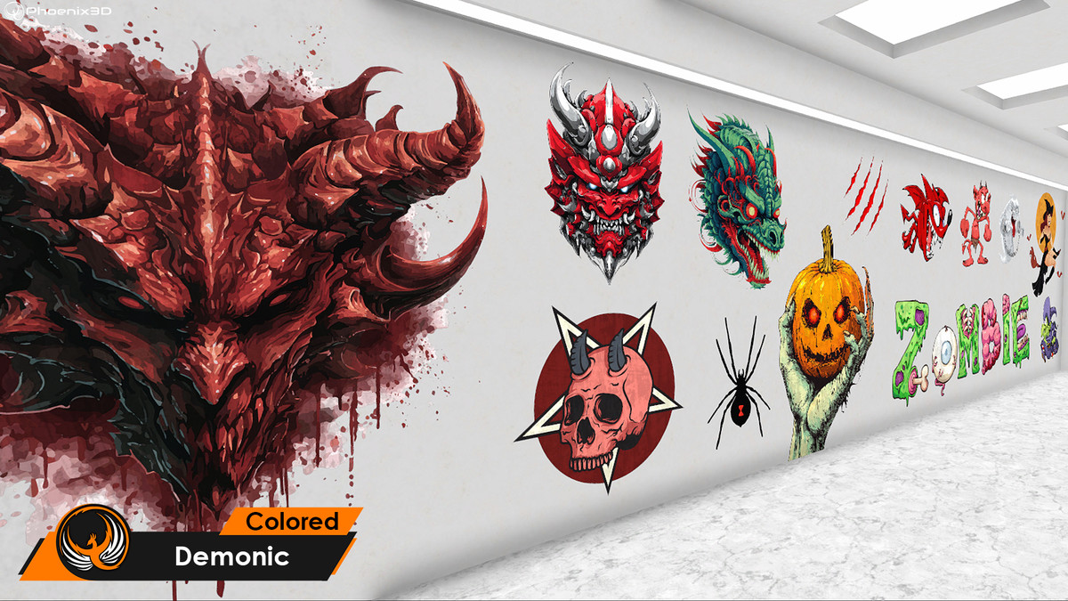 P3D: Mega Decal Textures (3500+ for Walls, Cars, and Level Design)