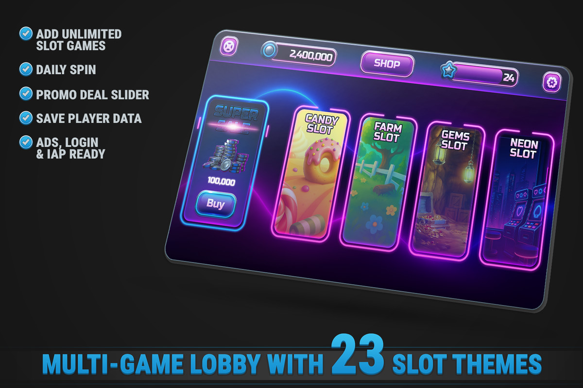 MK Slot Mega Bundle • 23 Casino Templates