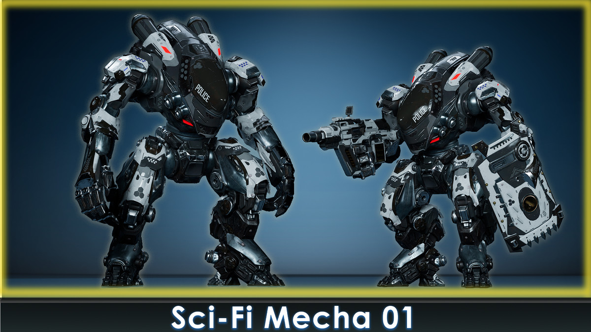 Sci-Fi Mecha Pack