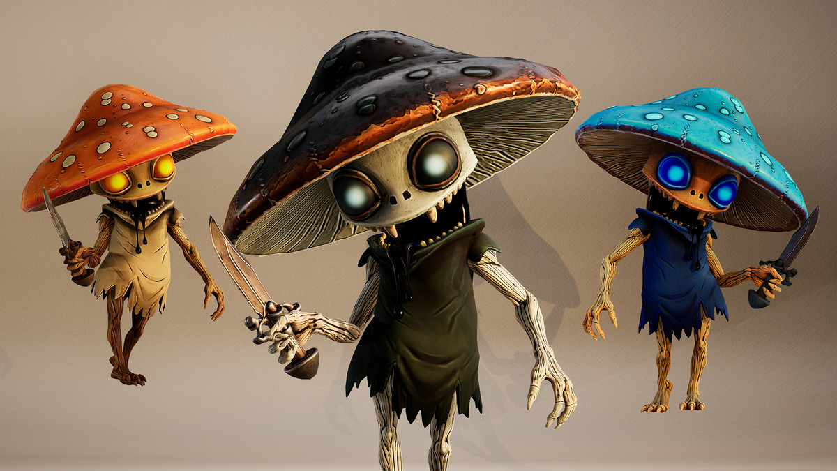 Nightmare Harvest Monsters 1 – Stylized Character Pack (5 Characters, 15 Skins)