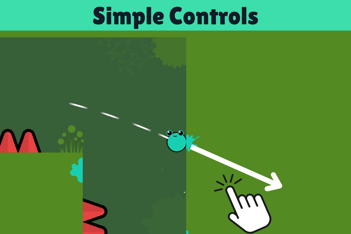 Sticky Frog Game Template - Swipe to Jump