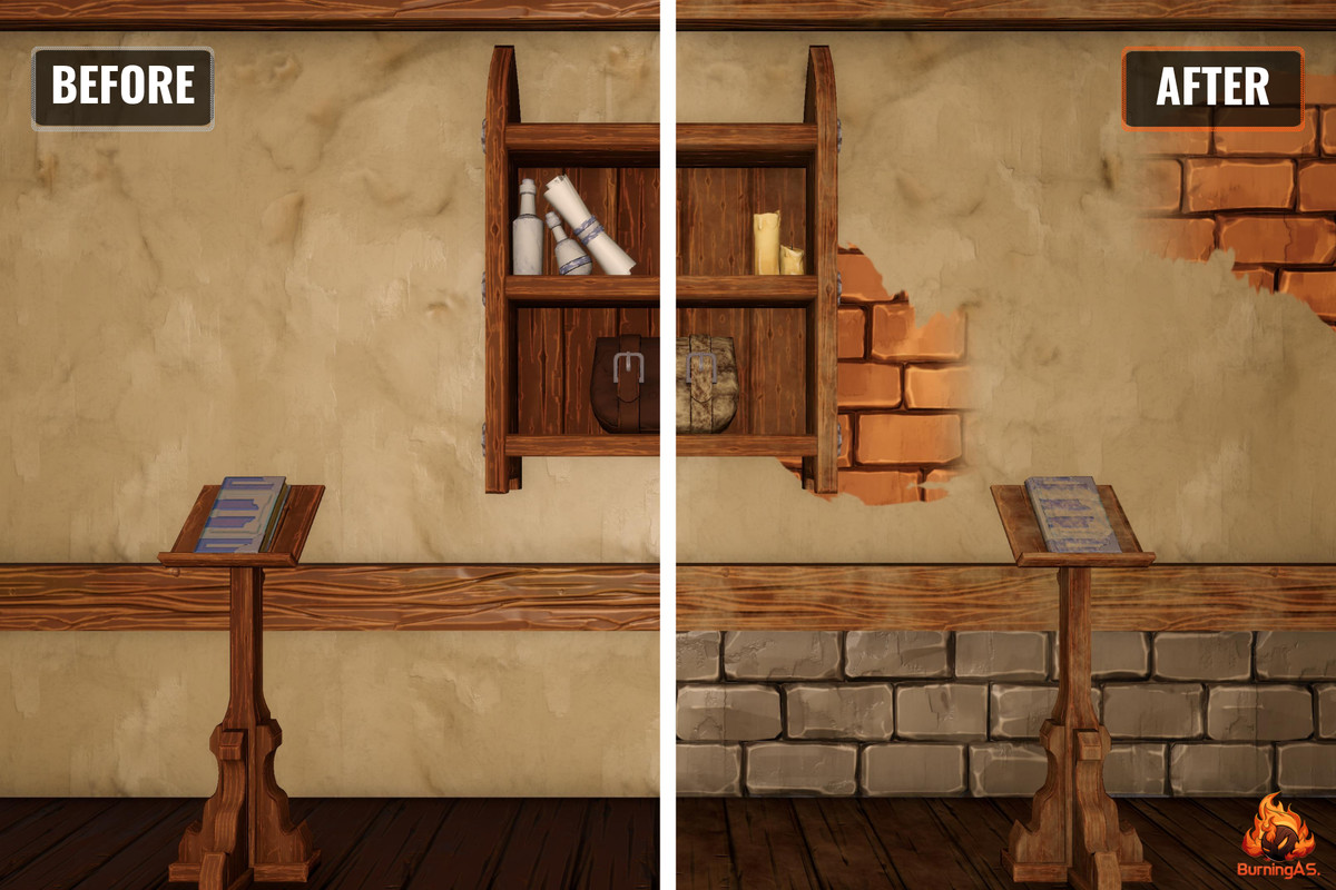 Single Material Texture Blend URP