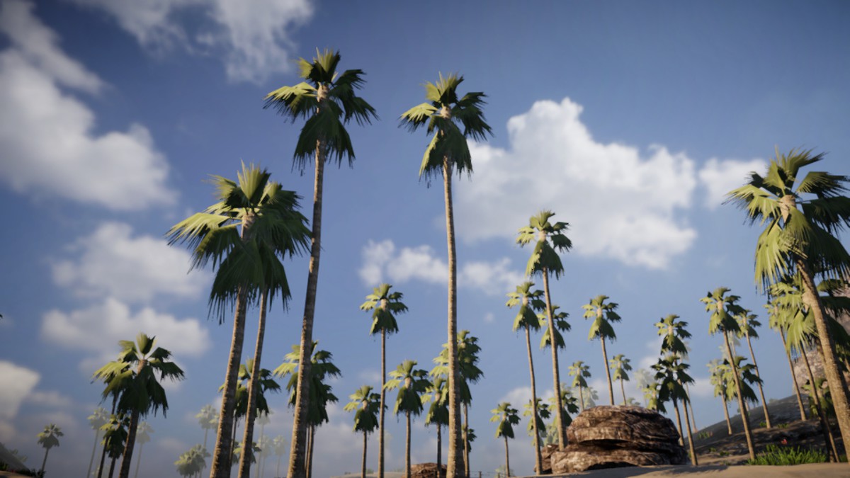 Mobile Palm Tree Bundle (for URP)