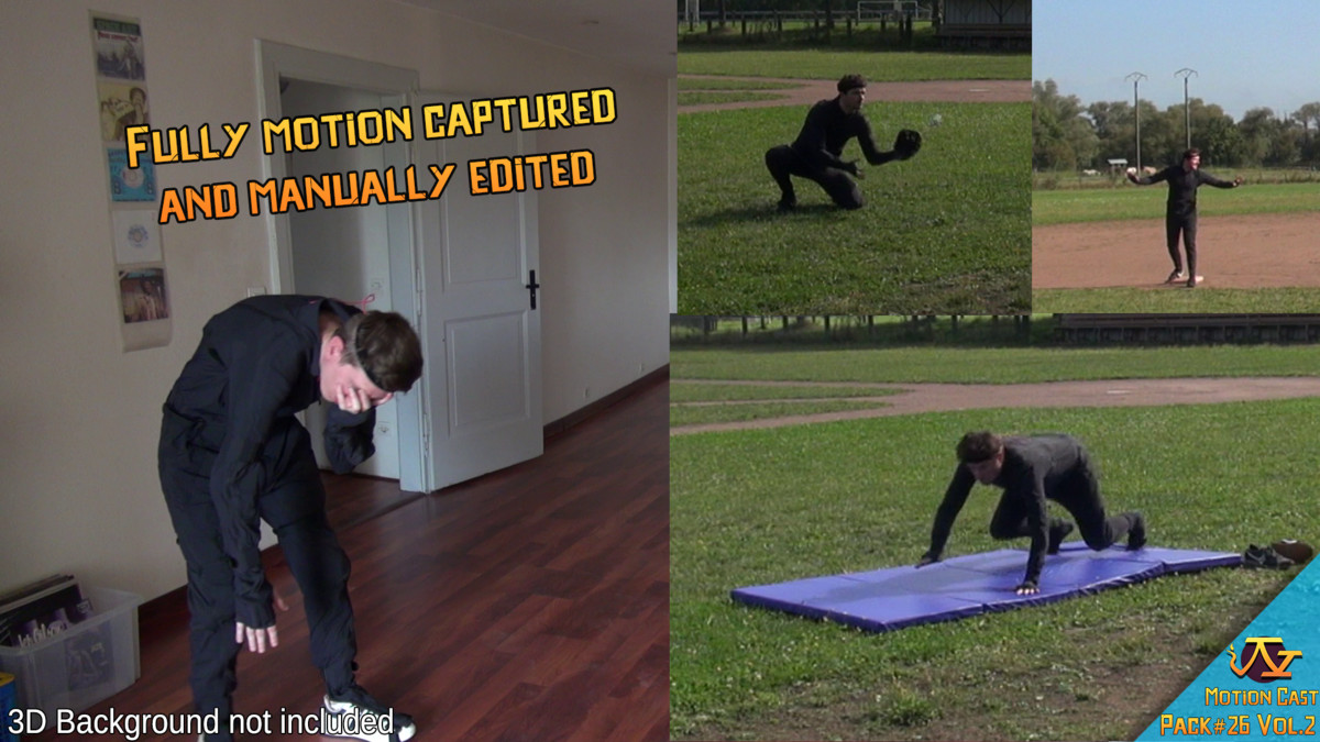 Baseball animations (Motion Cast#26 Vol.2)