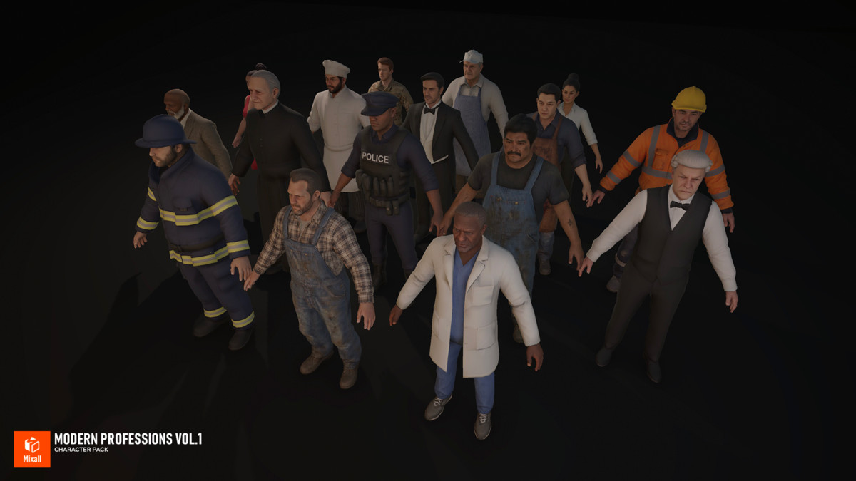 Modern Professions Vol.1 - Character Pack