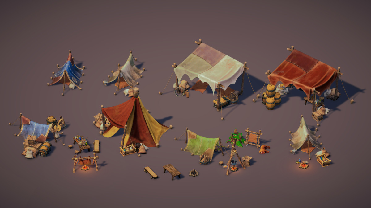 Fantasy Worlds - Forests, Meadows & Dungeons - Stylized 3D Environment