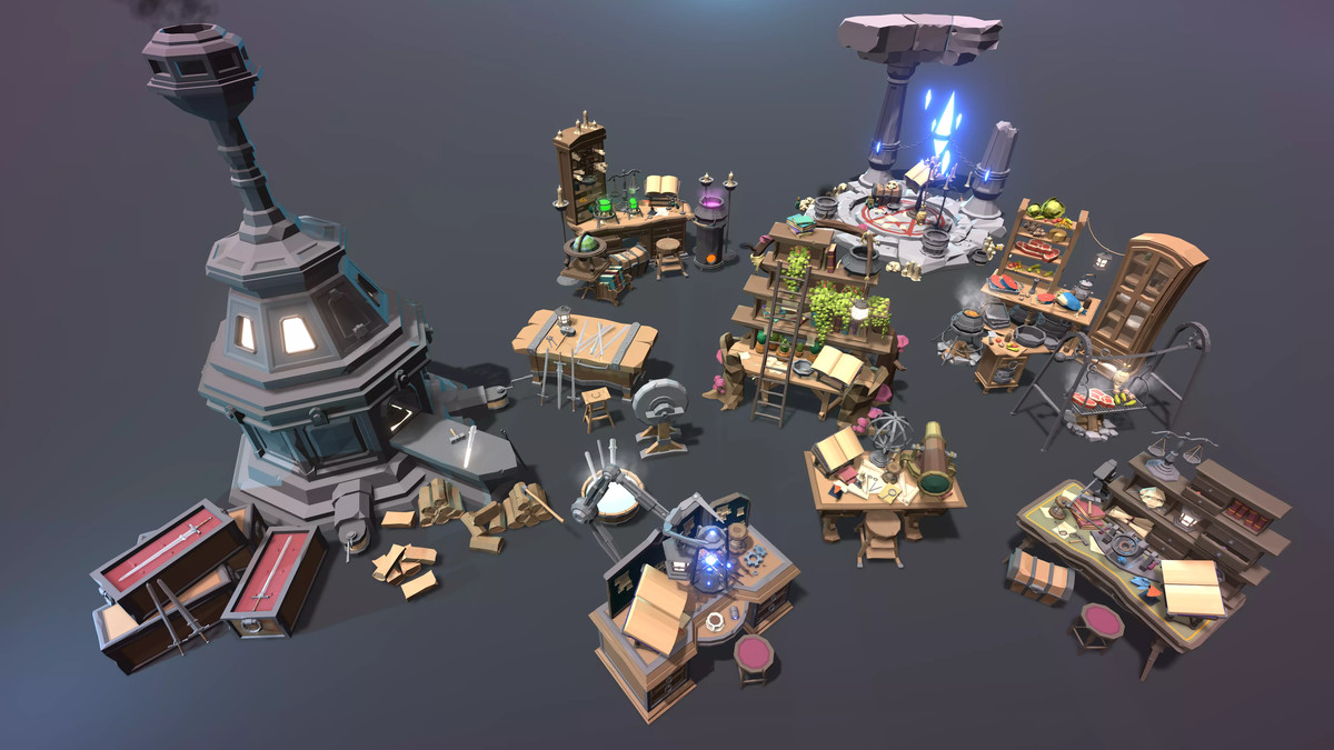 STYLIZED Low Poly Fantasy Bundle Vol. 2