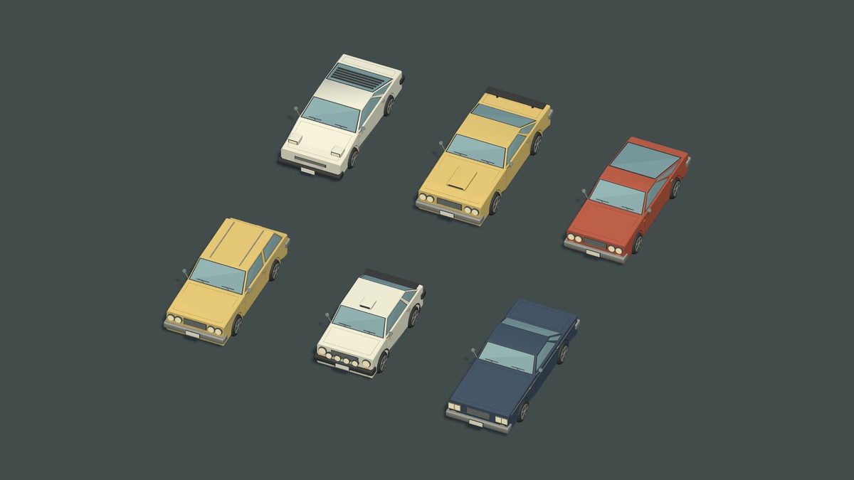FrostDrive - Low Poly Retro Cars