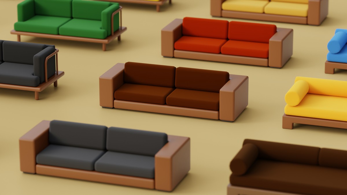 Cozy Furniture - Sofas & Couches Pack