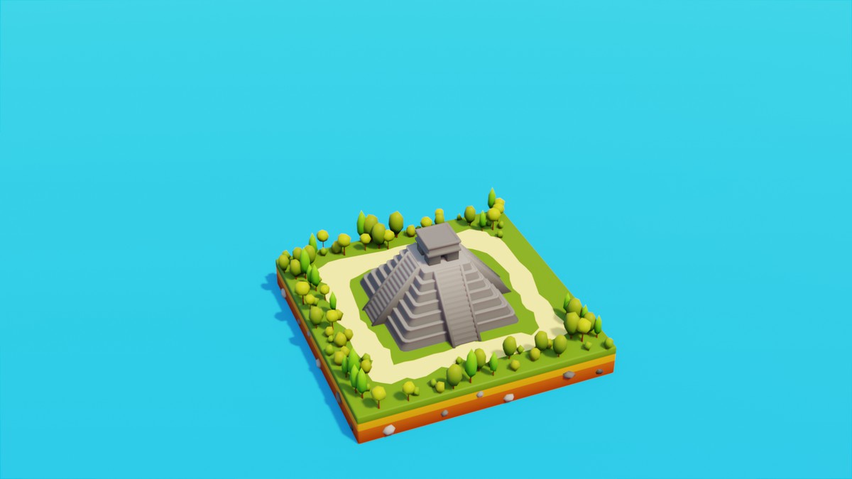 Low Poly LandMarks by IGS
