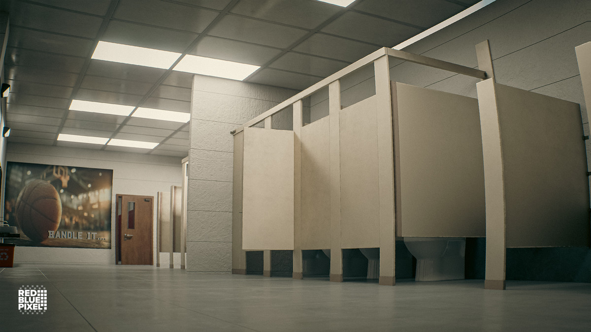 Indoor Basketball Arena