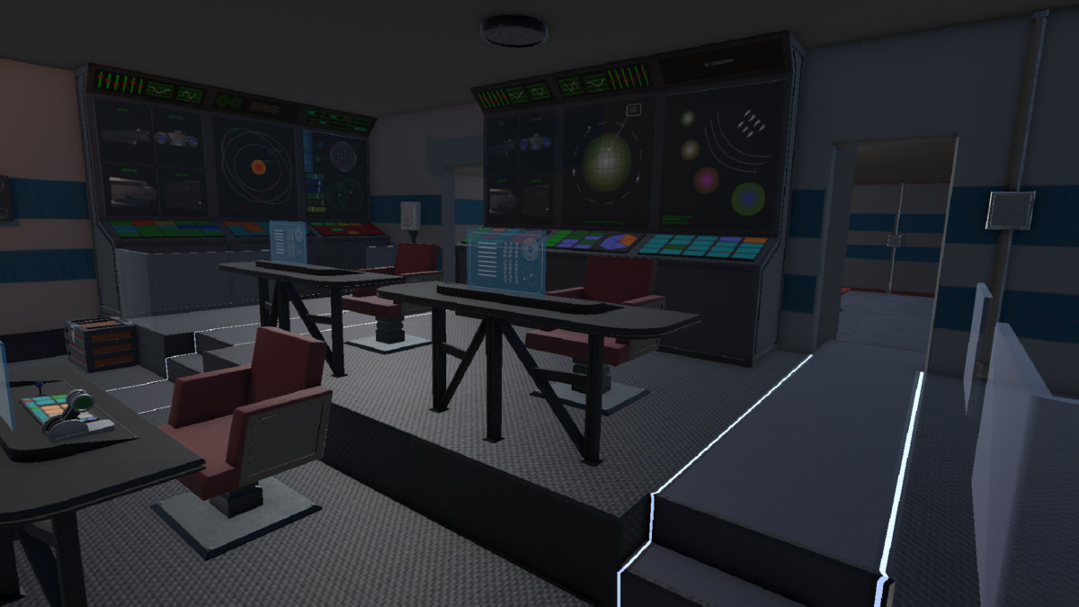 Spaceship With Interior