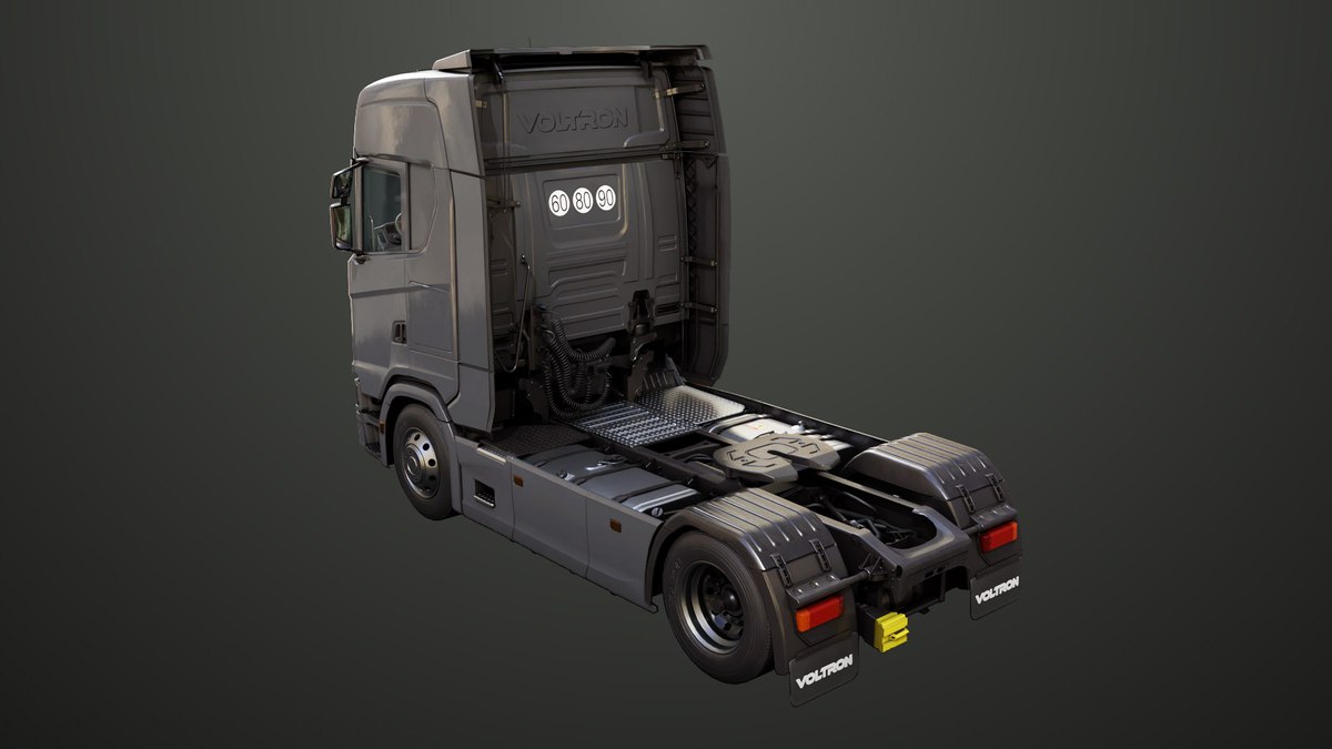 Heavy Truck Chassis 06 Interior URP HDRP Textures