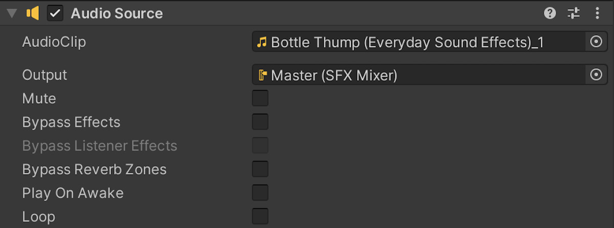 Custom Menu & Audio System