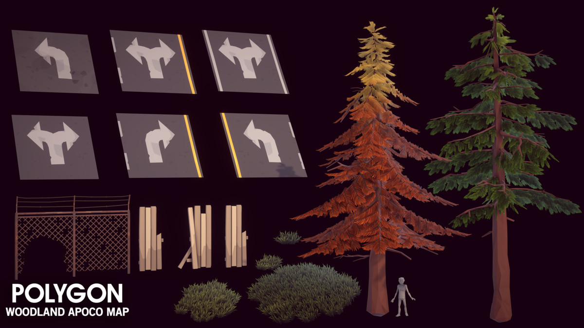 Value Bundle - POLYGON Apocalypse Pack, Alpine Mountain & Woodland Apoc Map
