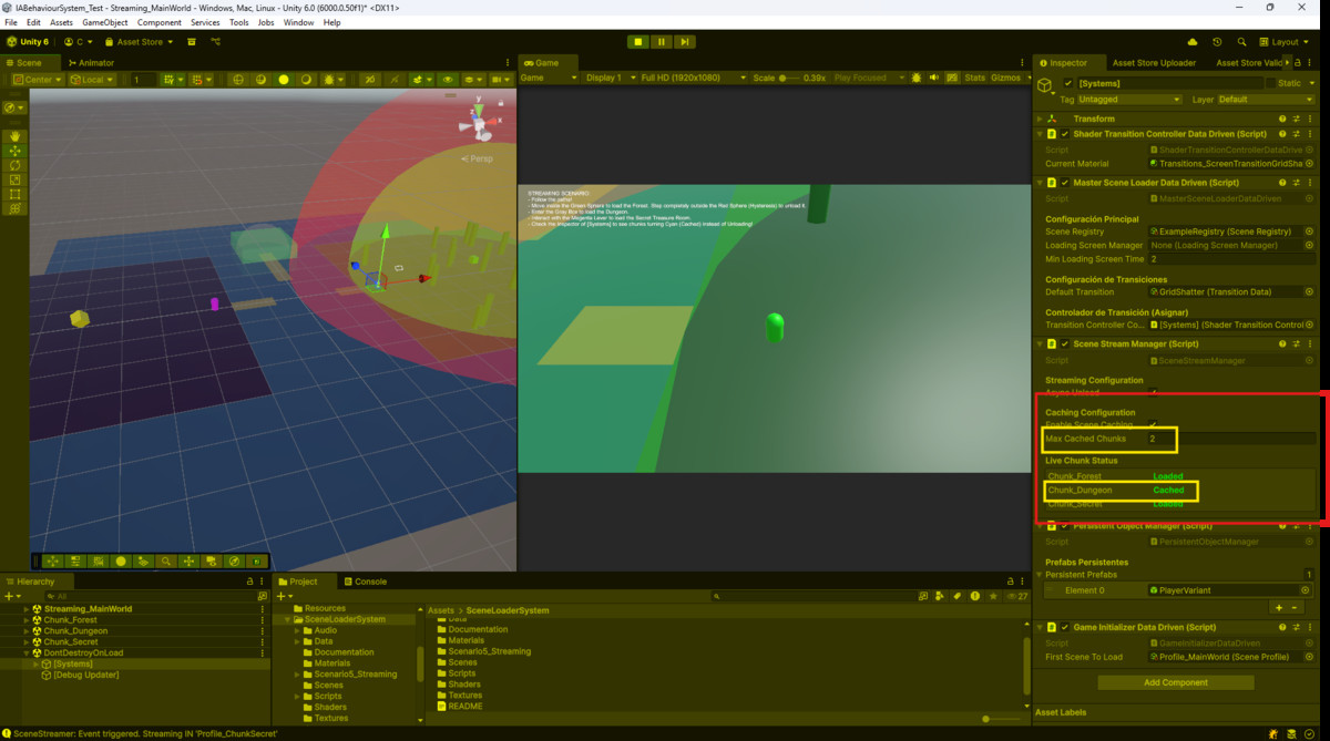 Streamline: Universal Scene Streaming & Management